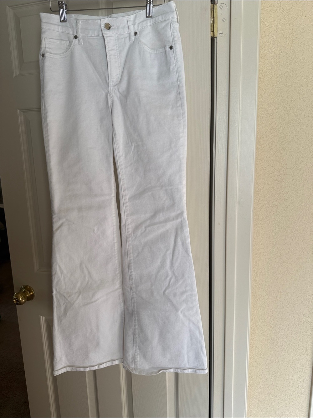 Express White Flare Jeans - Women's Wide Leg